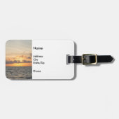 Folly Beach Morning Bagagelabel (Voorkant horizontaal)