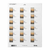 Folly Beach Morning Etiket (Full Sheet)