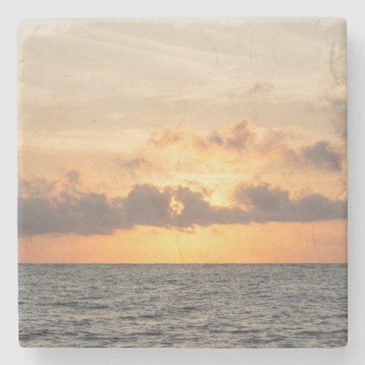 Folly Beach Morning Stenen Onderzetter (Voorkant)