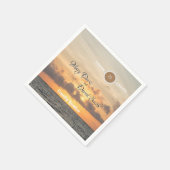 Folly Beach Morning Wedding Servet (Hoek)