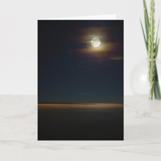 Folly Beach Night Kaart (Voorkant)