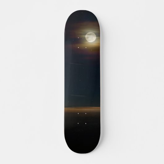 Folly Beach Night Persoonlijk Skateboard (Voorkant)