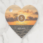 Folly Beach Ochtend Bruiloft Favor Labels (Voorkant)