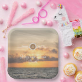 Folly Beach Ochtend Trouwpapier Borden Papieren Bordje (Feest)