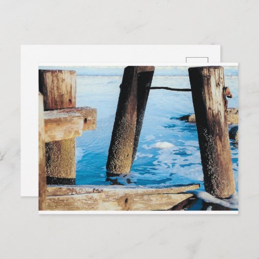 Folly Beach Old Docks Briefkaart (Voorkant / Achterkant)