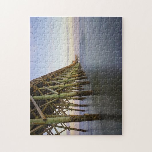 Folly Beach Pier Beauty Legpuzzel (Verticaal)