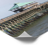 Folly Beach SC, Pier, Charleston, Photography Poster (Hoek)