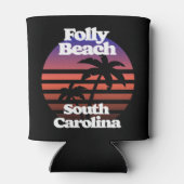 Folly Beach South Carolina Blikjeskoeler (Achterkant)