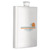 Folly Beach South Carolina Sun Palm Trees Flacon (Rechts)