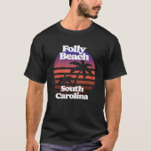 Folly Beach South Carolina T-shirt (Voorkant)