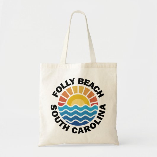 Folly Beach, South Carolina Tote Bag (Voorkant)
