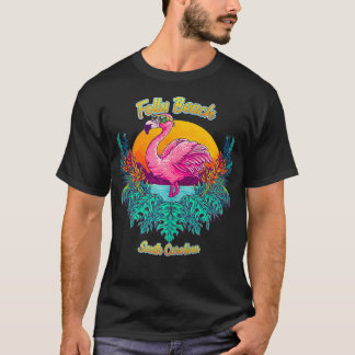 Folly Beach Souvenir South Olina Herinnering T-shirt