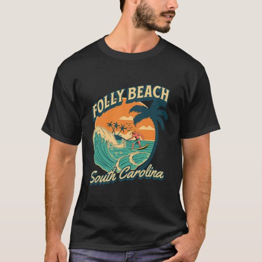 Folly Beach T-shirt (Voorkant)