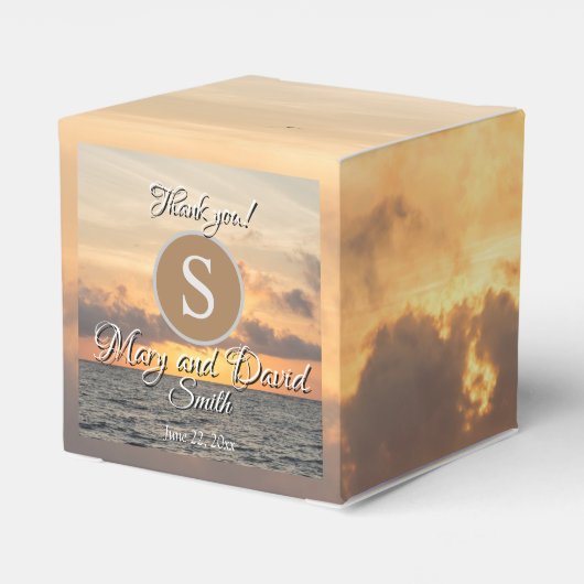 Folly Beach Wedding Bedankdoosjes (Achterkant)