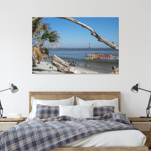 Folly Boat & Morris is het meest bekend. Licht Canvas Afdruk (Insitu (Slaapkamer))