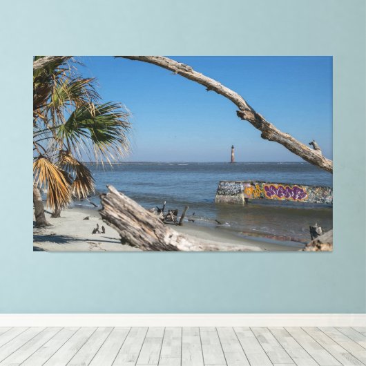 Folly Boat & Morris is het meest bekend. Licht Canvas Afdruk (Insitu (Houten vloer))