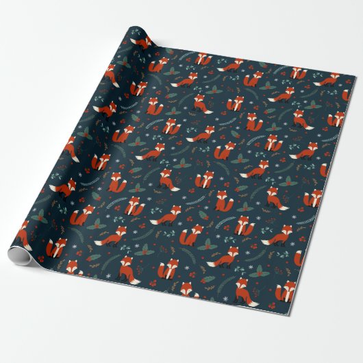 Folly Fox Cuties Cadeaupapier (Uitgerold)