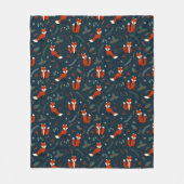 Folly Fox Cuties Fleece Deken (Voorkant)