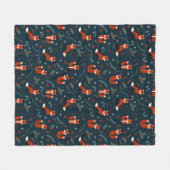 Folly Fox Cuties Fleece Deken (Voorkant (Horizontaal))