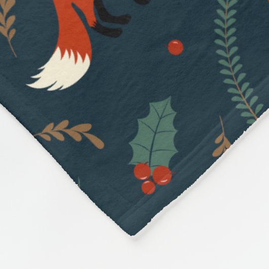 Folly Fox Cuties Fleece Deken (Hoek)