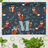 Folly Fox Cuties Gepersonaliseerd Theedoek (Gevouwen)