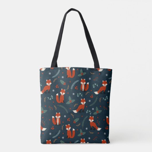 Folly Fox Cuties Gepersonaliseerd Tote Bag (Achterkant)