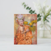 Folly Girl Post Card Briefkaart (Staand voorkant)