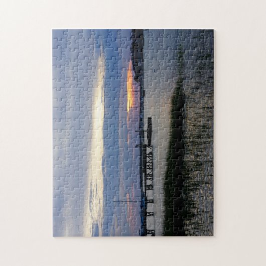 Folly Harbor Sunset Legpuzzel (Verticaal)