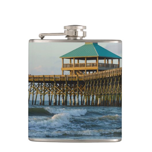 Folly Pier Morning Heupfles (Voorkant)