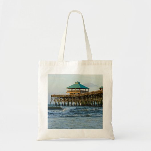 Folly Pier Morning Tote Bag (Voorkant)