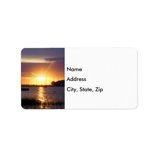 Folly River Sunrays Adres label (Voorkant)