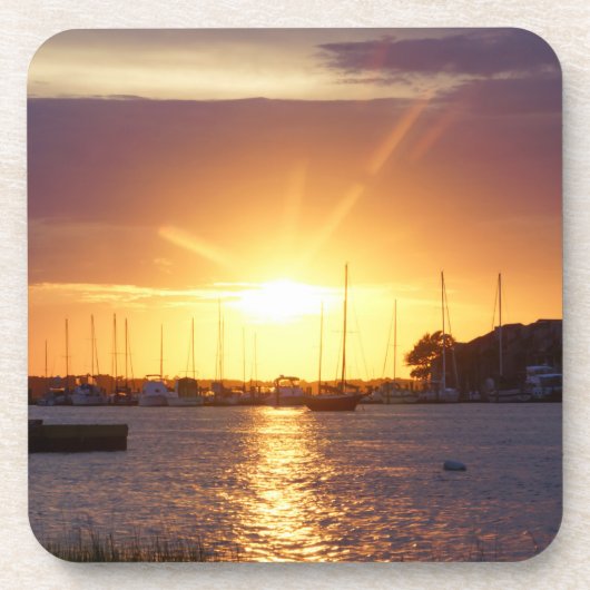 Folly River Sunrays Bier Onderzetter (Voorkant)