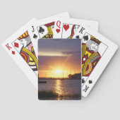 Folly River Sunrays Pokerkaarten (Achterkant)