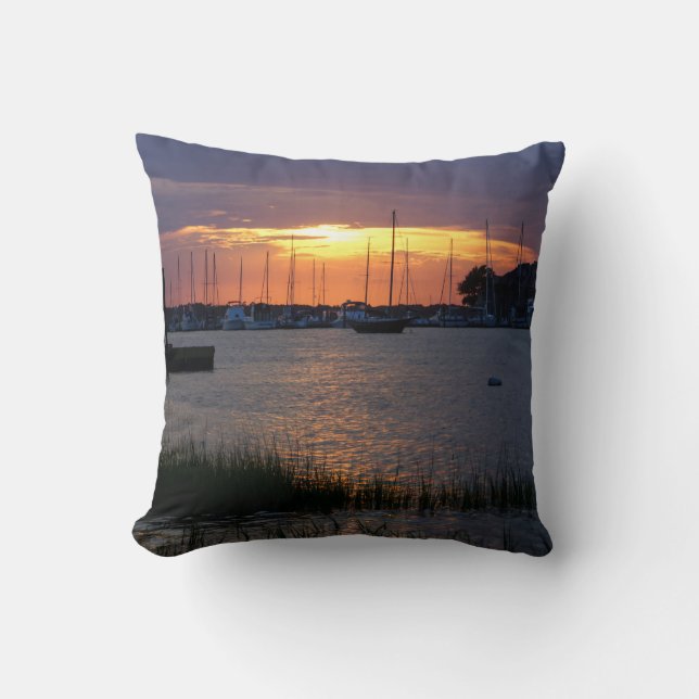 Folly River Sunset Kussen (Voorkant)
