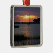 Folly River Sunset Metalen Ornament (Rechts)