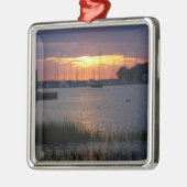 Folly River Sunset Metalen Ornament (Links)