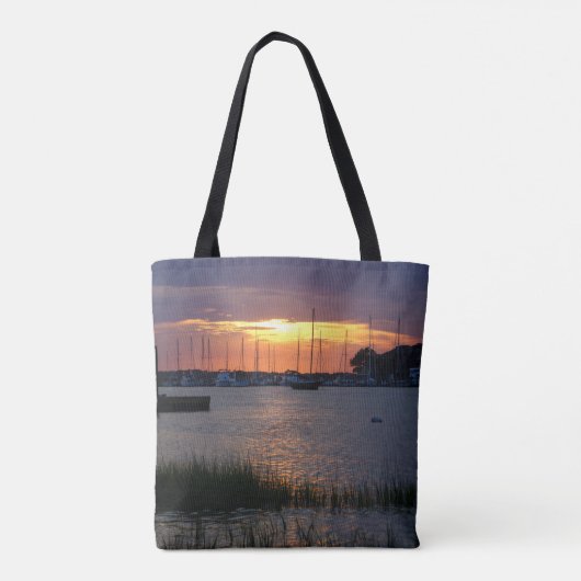 Folly River Sunset Tote Bag (Achterkant)