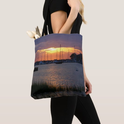 Folly River Sunset Tote Bag (Dichtbij)