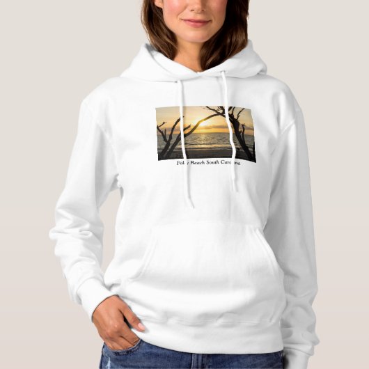 Folly Sunrise Tree Silhouette Hoodie (Voorkant)