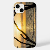 Folly Sunrise Tree Silhouette iPhone Case (Achterkant)