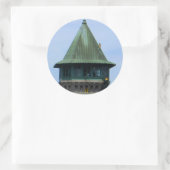 Folso Iconen: Gevangenis Guard Tower Ronde Sticker (Tas)