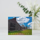 Folsom Boerderij Fishtrap Lake Washington Briefkaart (Staand voorkant)