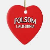 Folsom California Keramisch Ornament (Rechts)