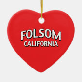 Folsom California Keramisch Ornament (Voorkant)