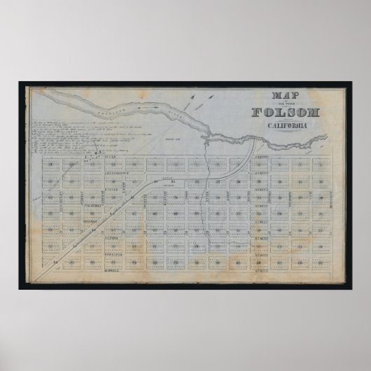 Folsom California Poster (Voorkant)