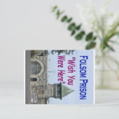 Folsom gevangenis: "Ik wou dat je hier was" #2 Briefkaart (Staand voorkant)