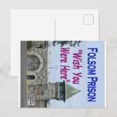 Folsom gevangenis: "Ik wou dat je hier was" #2 Briefkaart (Voorkant / Achterkant)