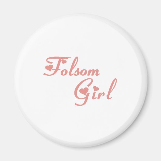 Folsom Meisje T-shirts Magneet (Voorkant)
