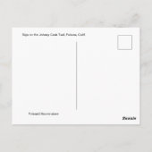 Folsom-pictogram: Teken op Johnny Cash Trail Briefkaart (Achterkant)