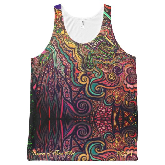 FOMI Tanktop van Vision of Fine Art All-Over-Print Tank Top (Voorkant)